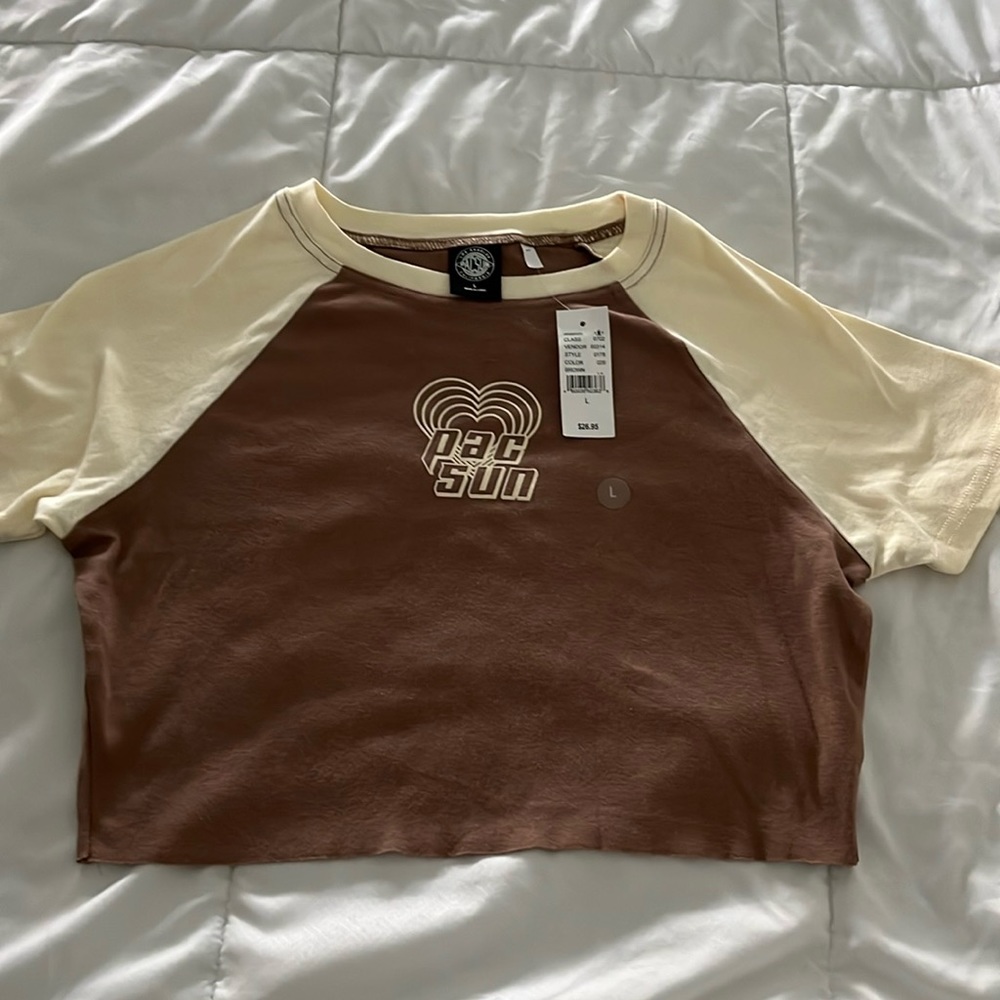 Pacsun crop size large tee shirt